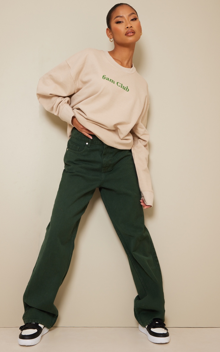 Stone 6am Club Printed Sweatshirt image 3