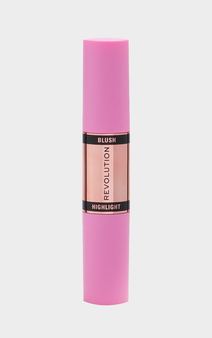 Makeup Revolution Stick duo de blush & enlumineur Champagne Shine image 3