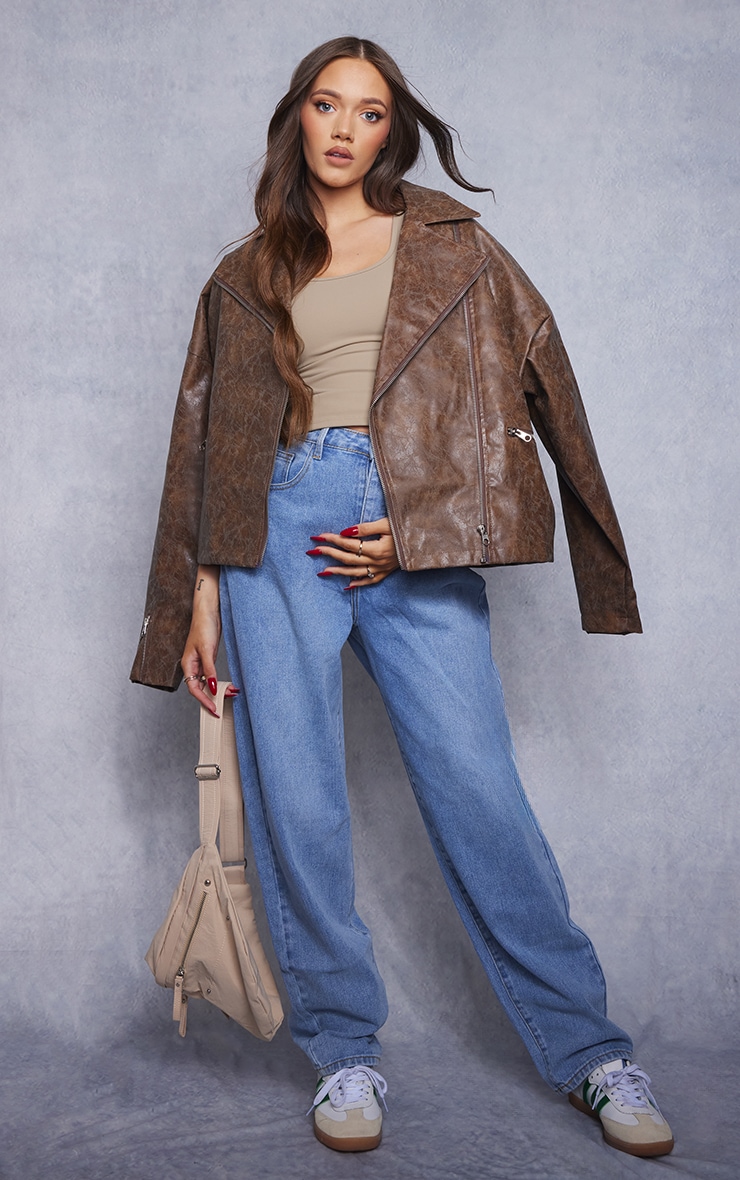 Maternity Taupe Contour Sculpt Scoop Neck Vest image 3