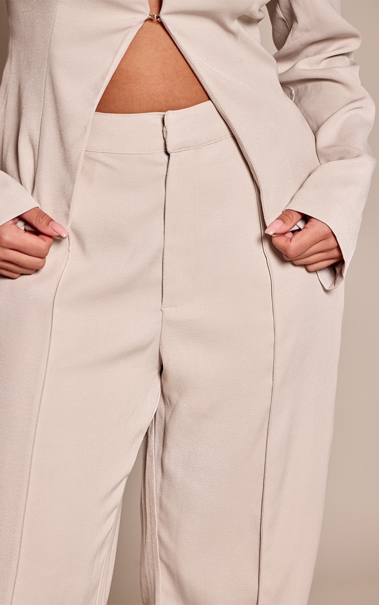 Shape Stone Seam Detail Wide Leg Pants image 4