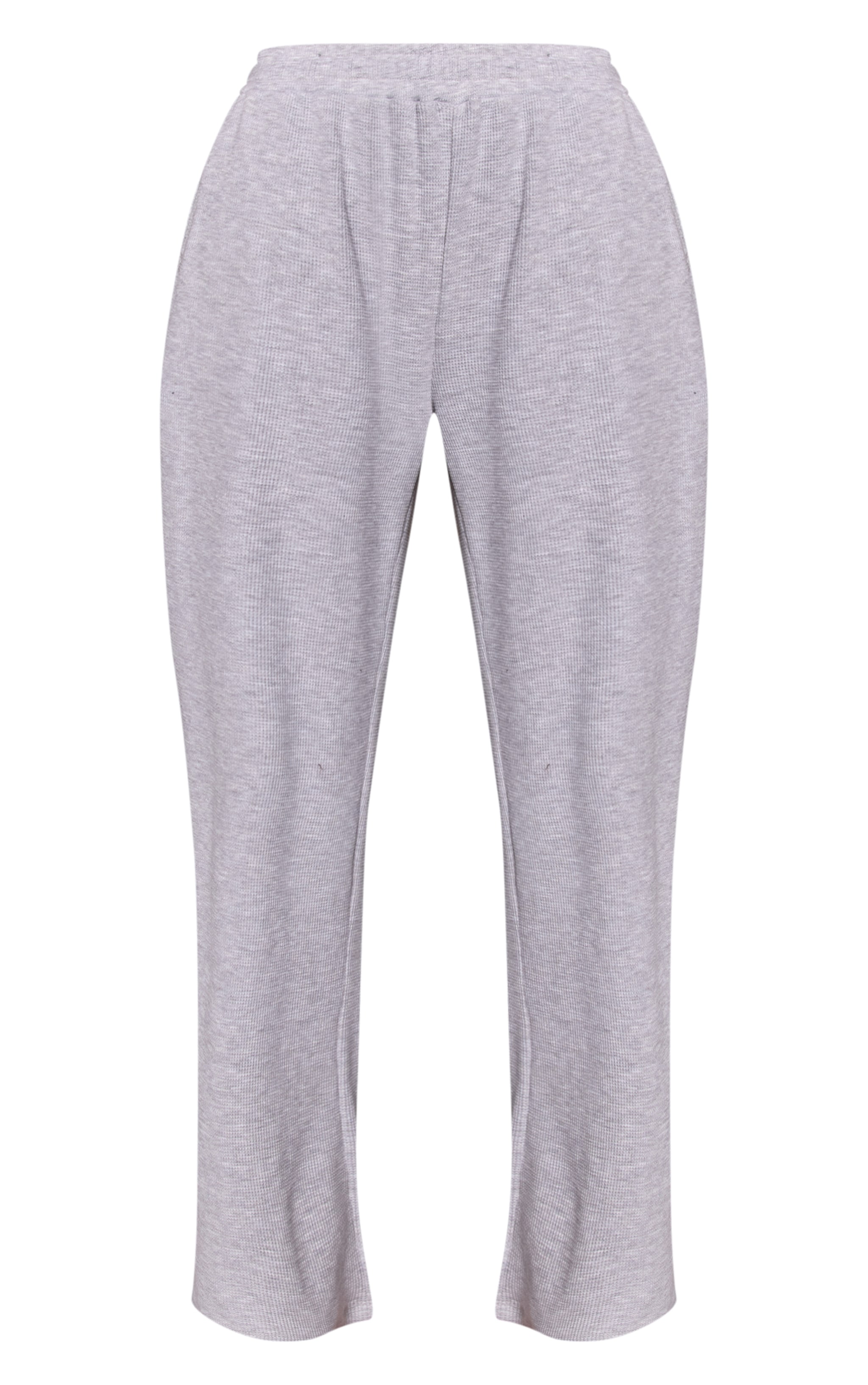 Ash Grey Waffle Pyjama Bottoms   image 5