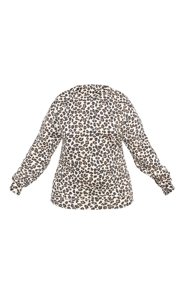 Plus Sand Cheetah Sweatshirt image 4