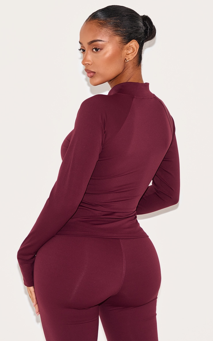 Shape Wine Active Ruched Zip Sports Jacket image 2