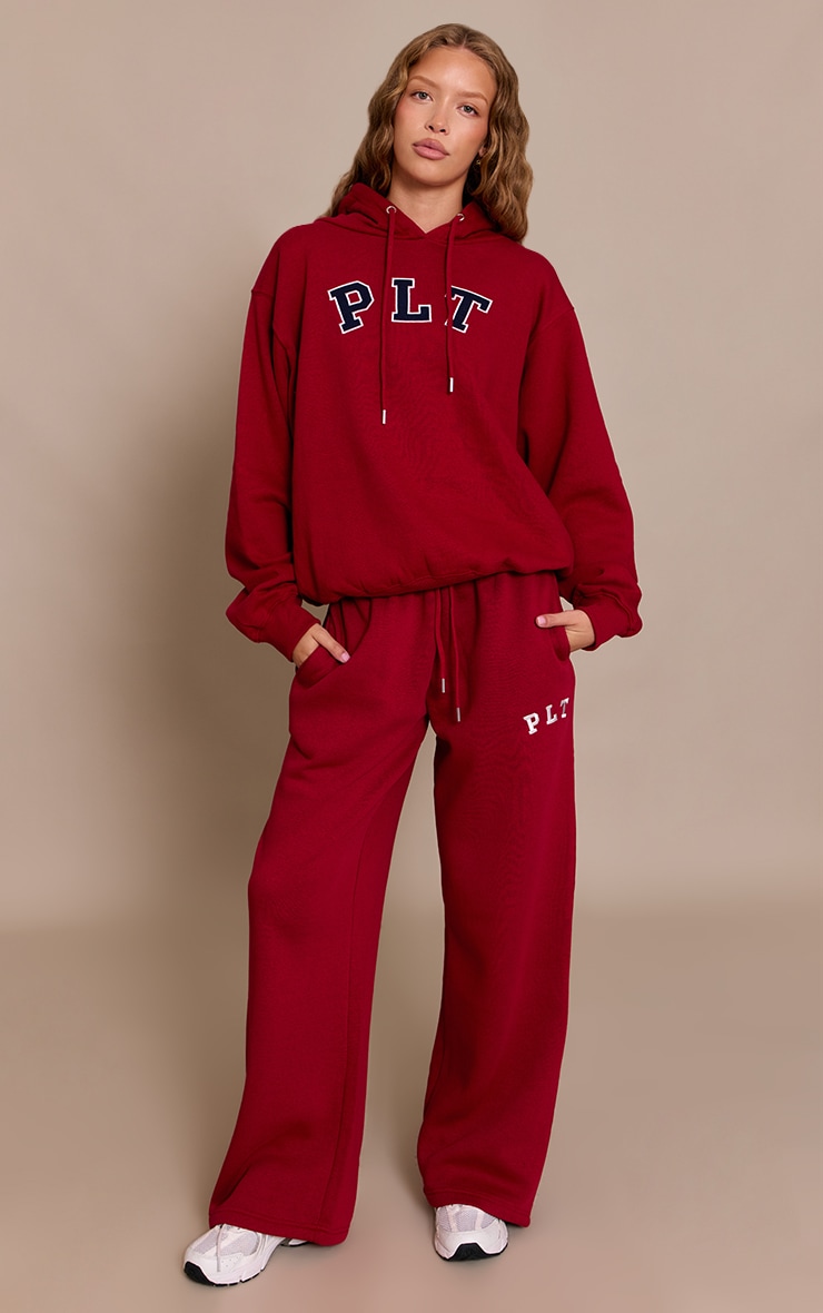 Red Logo Oversized Hoodie image 3