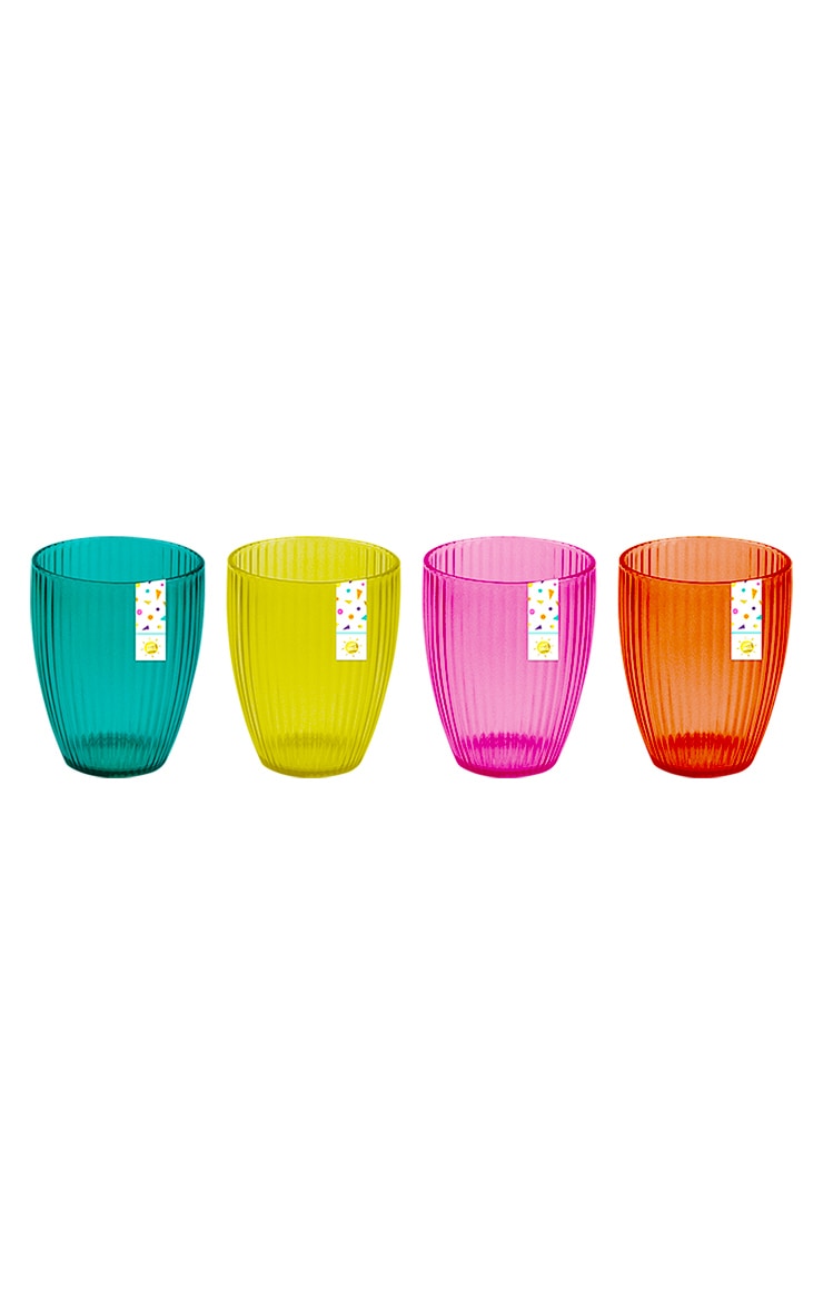 Picnic & Party Summer Plastic Small Tumblers 4 Pack image 3