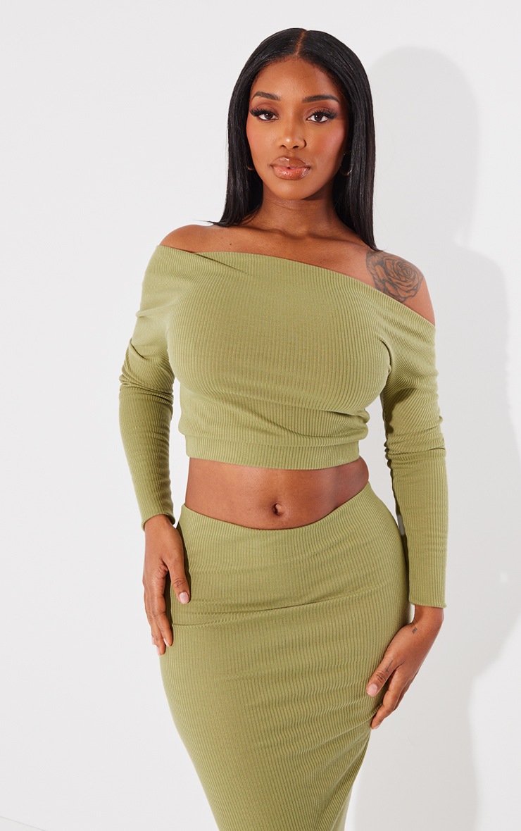 Jupe vert olive shop