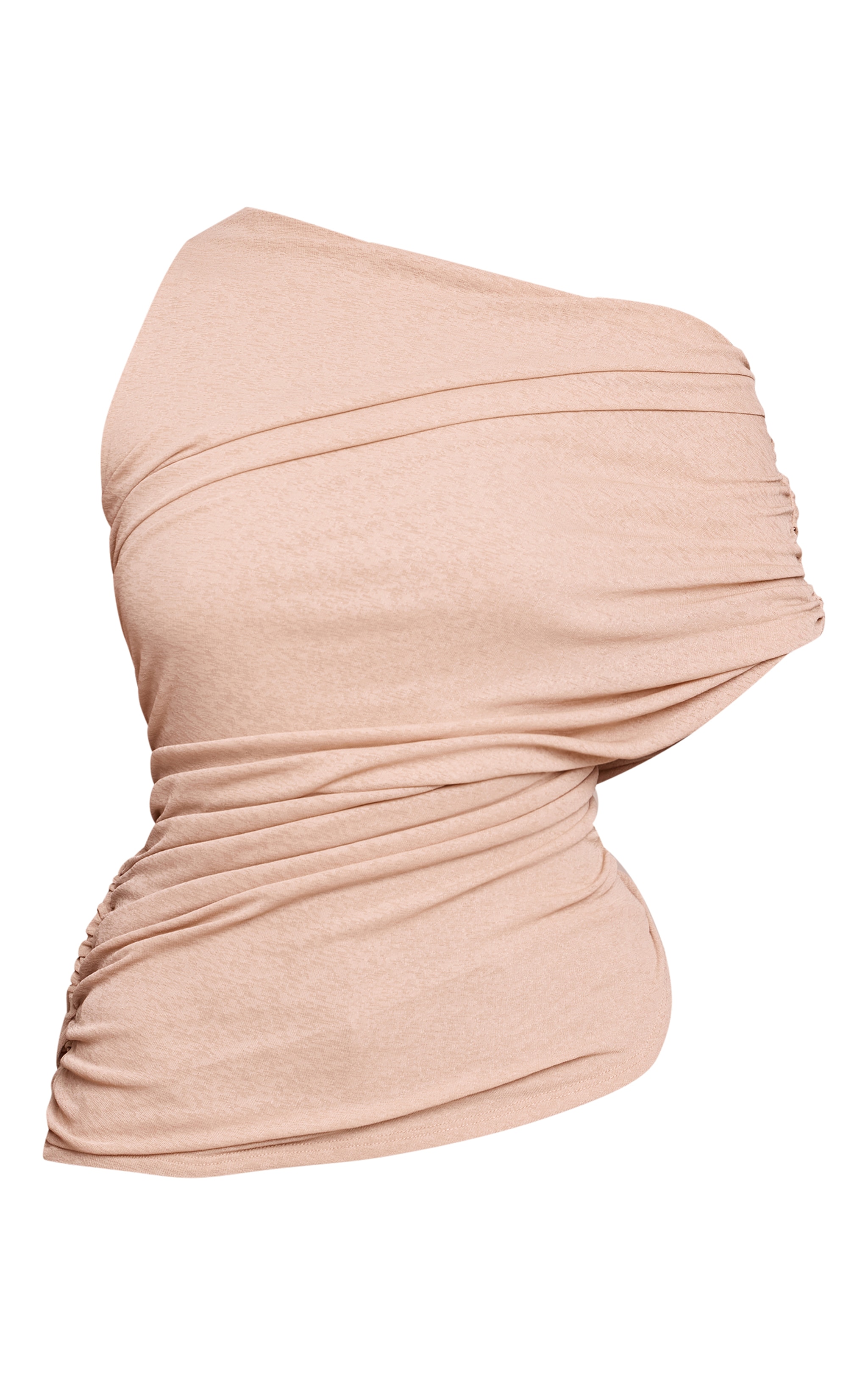 Stone Double Layered Burnout Mesh Extreme Ruched Detail Top image 5