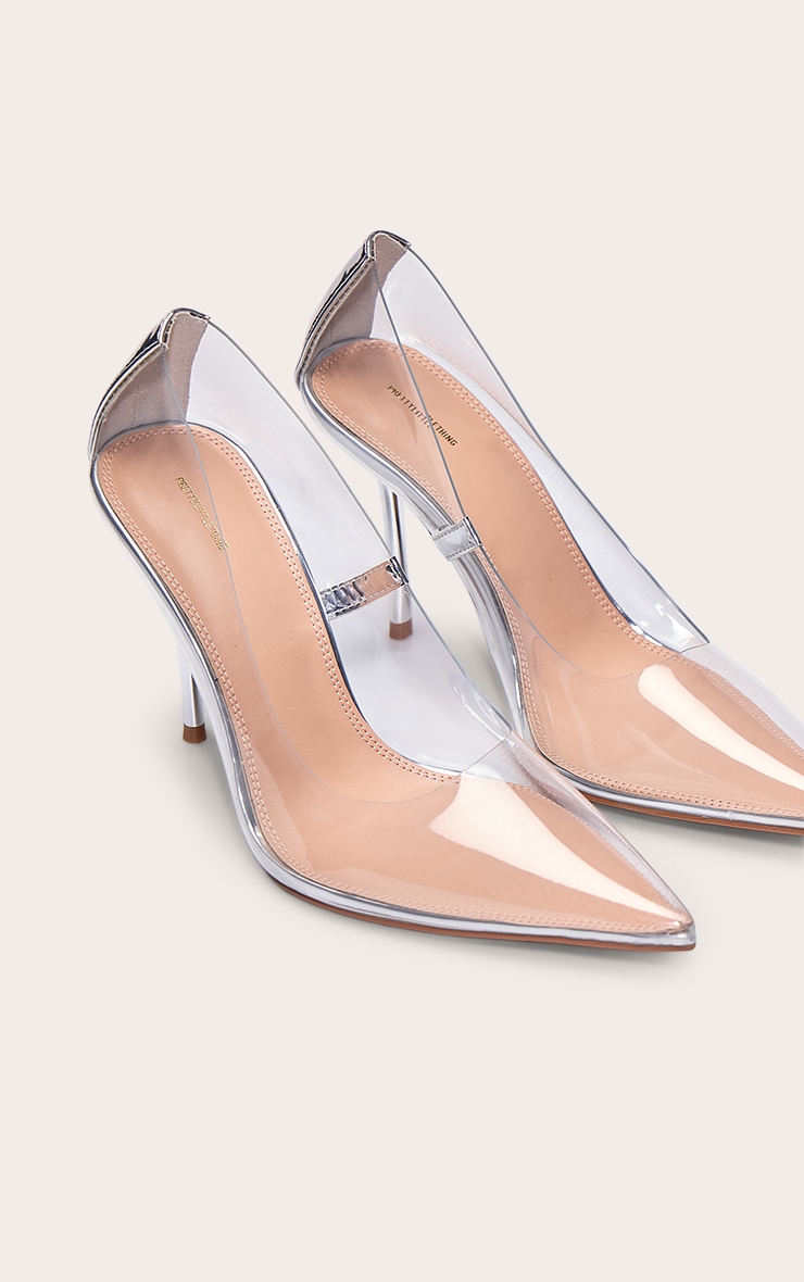 Clear Perspex Court Shoe image 5
