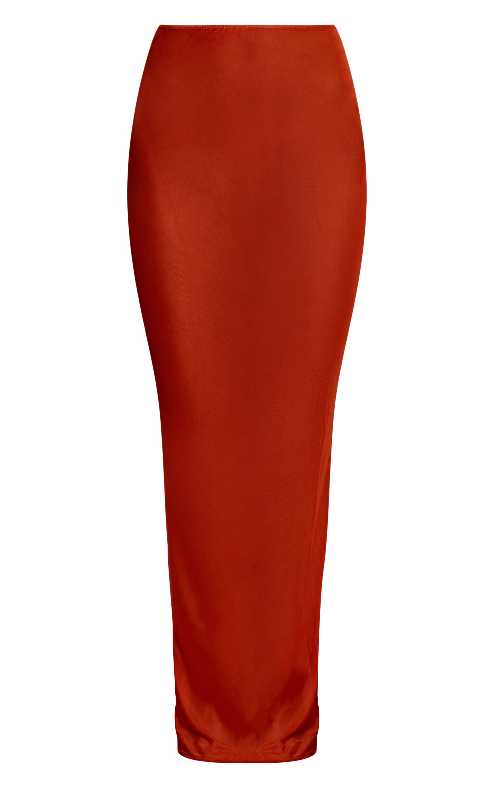 Rust Mesh Maxi Beach Skirt image 5