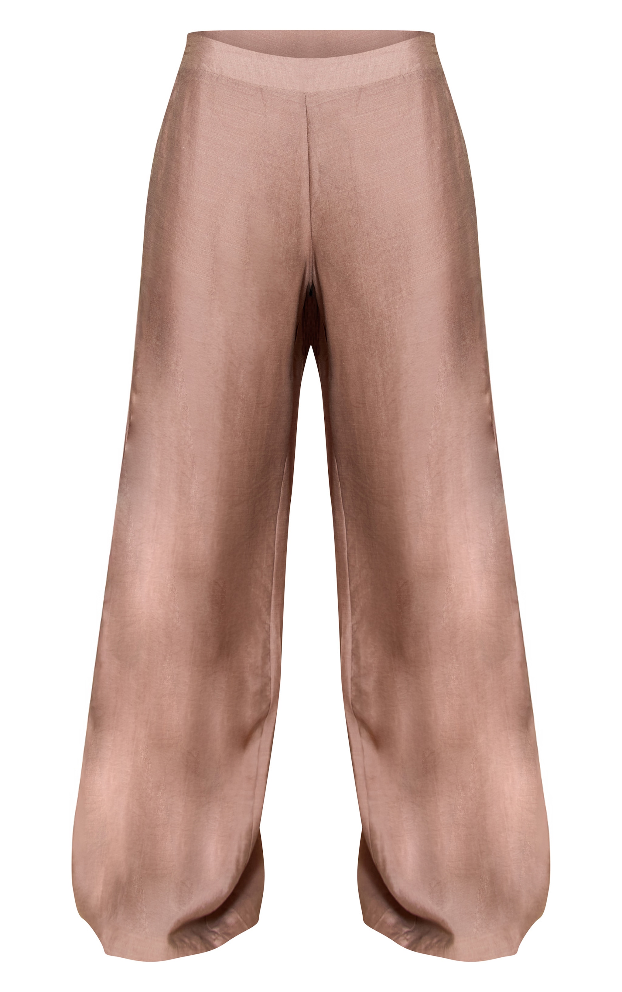 Mocha Floaty Woven Tailored Wide Leg Pants image 5