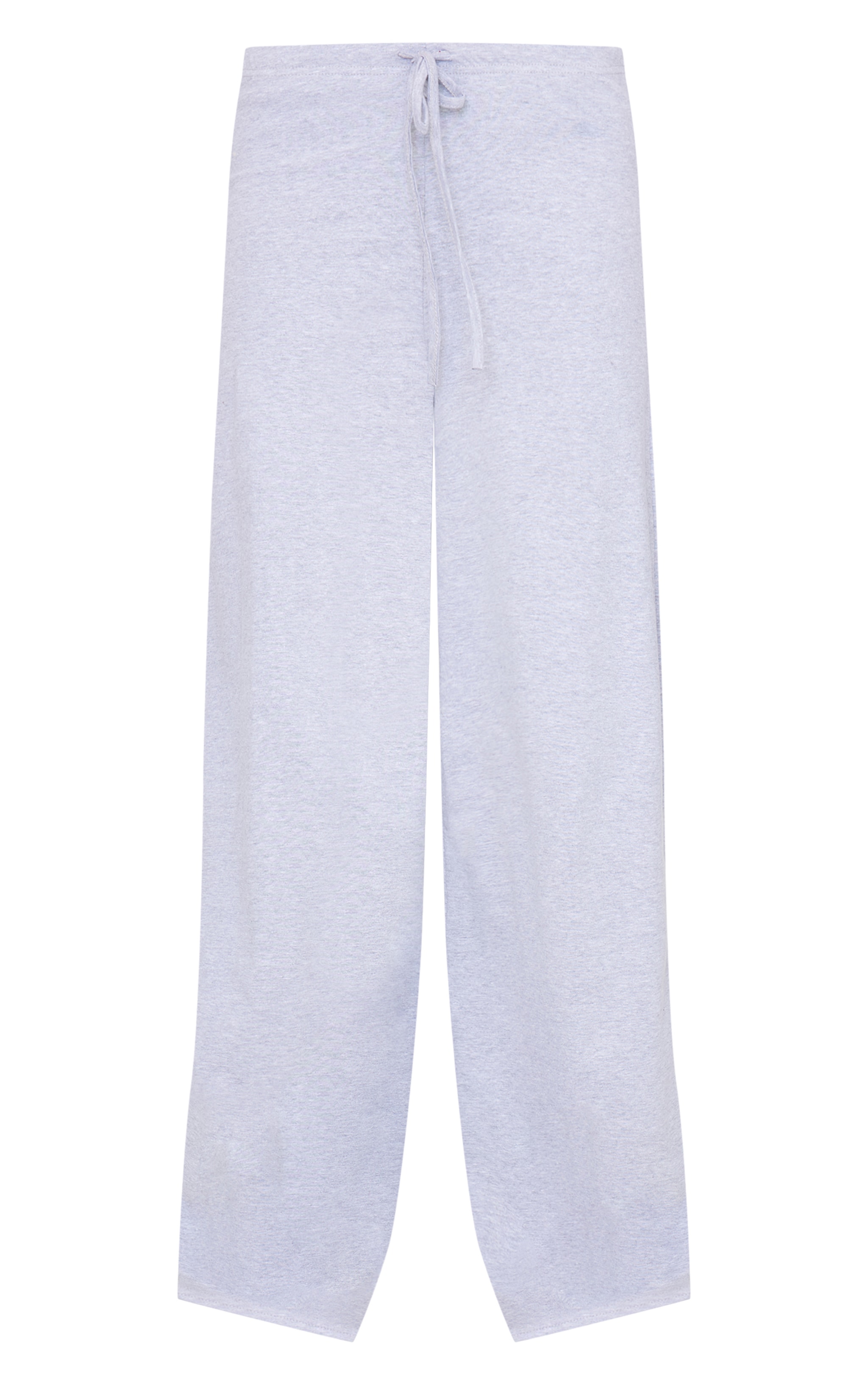 Grey Cotton Straight Leg Pants image 5