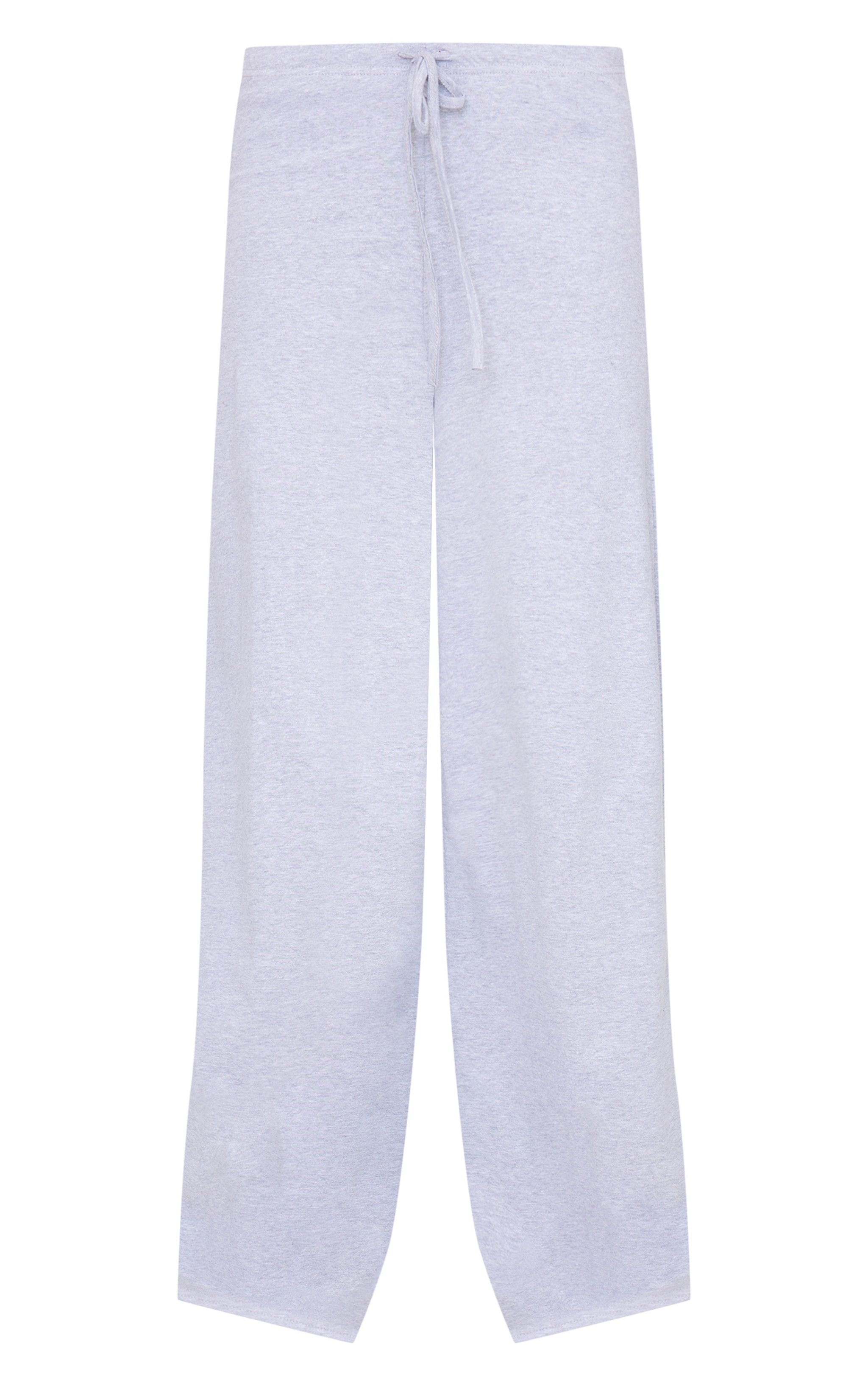 Grey Cotton Straight Leg Trousers image 5