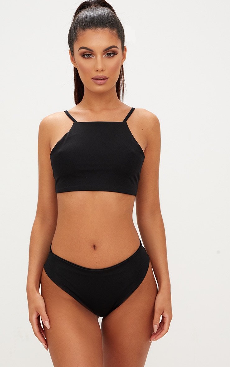 Bas de maillot de bain cheeky noir Mix & Match