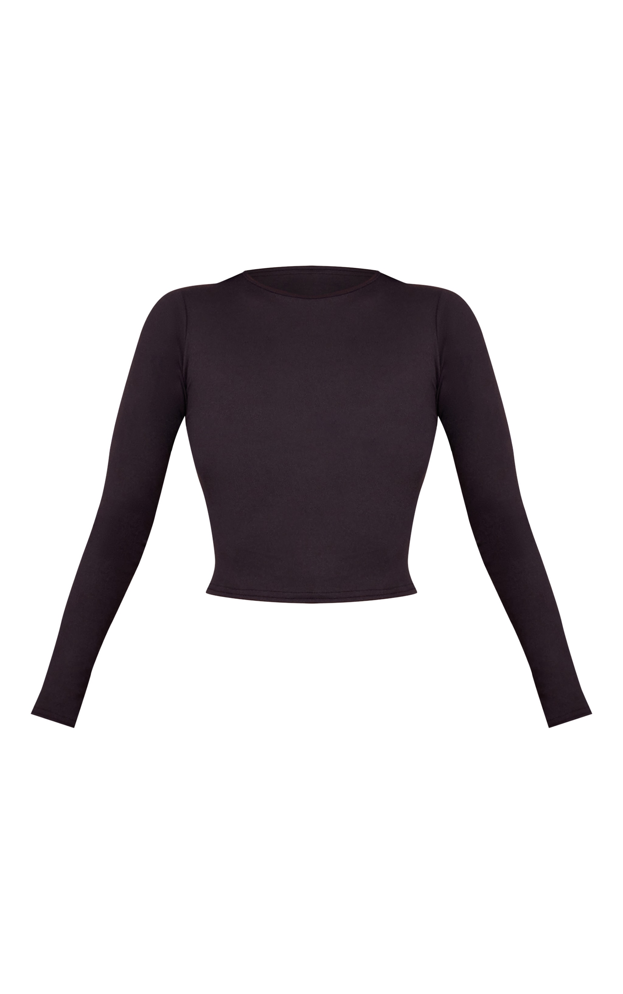 Black Soft Touch Long Sleeve Top image 5