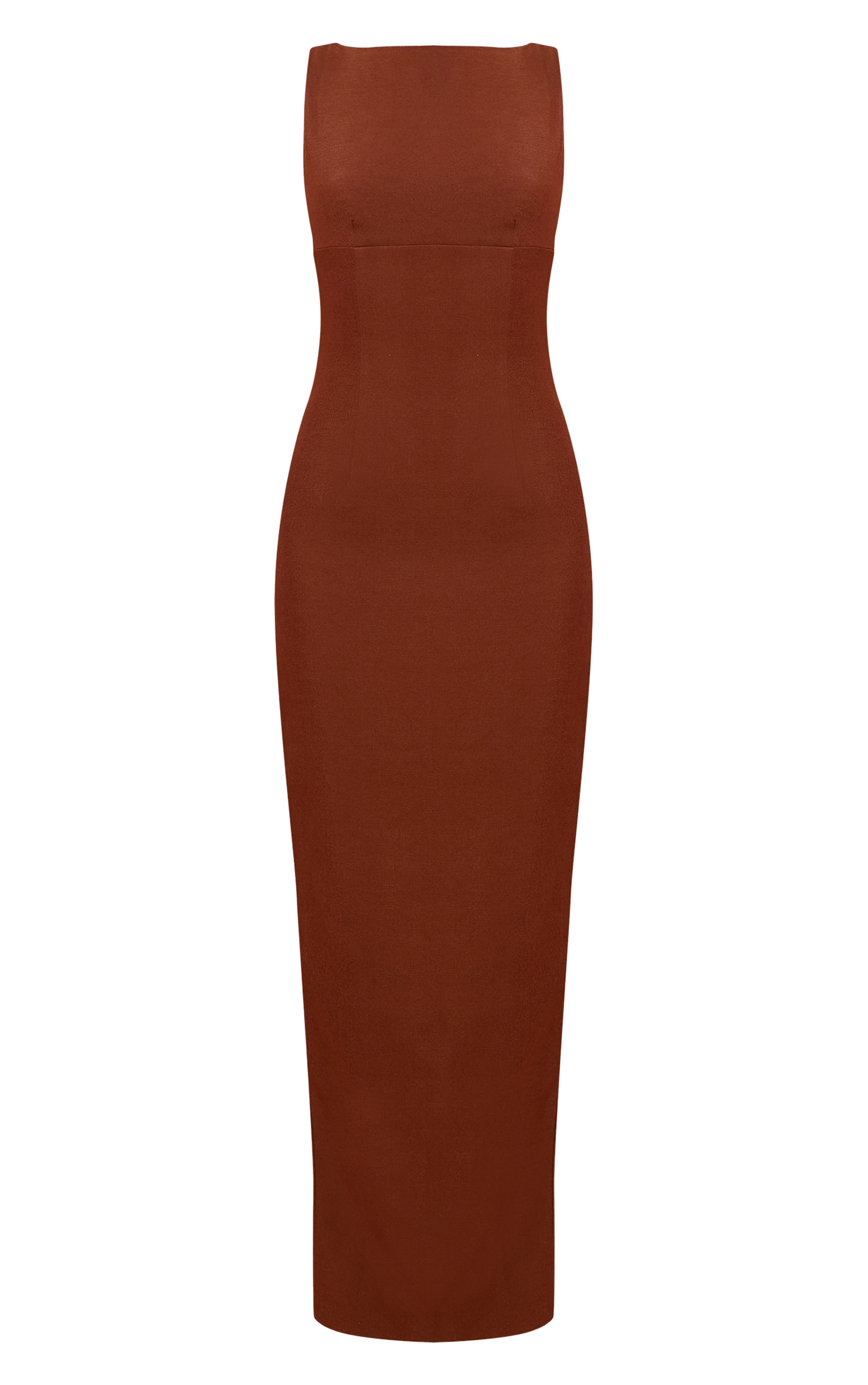 Chocolate Scoop Back Maxi Dress image 5