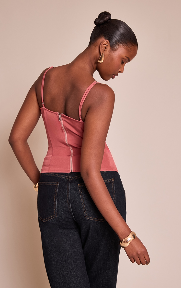 Blush Structured Corset Top image 2