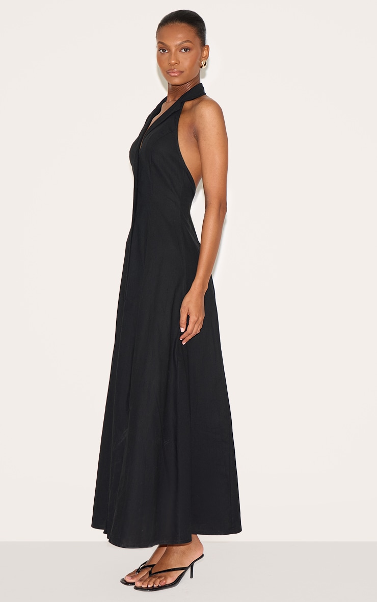 ★ DIAGONAL★ HALTERNECK LONG DRESS charcoal DA251OP02CH Ronny Kobo Chantell Diagonal Striped Halterneck Maxi Dress