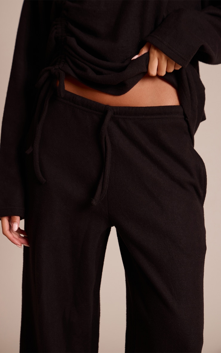 Black Super Soft Wide Leg Pant image 4