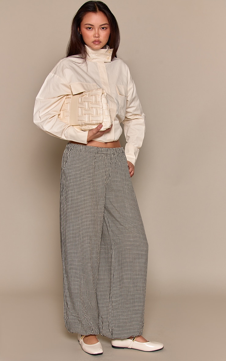 Black Check Balloon Pant  image 2