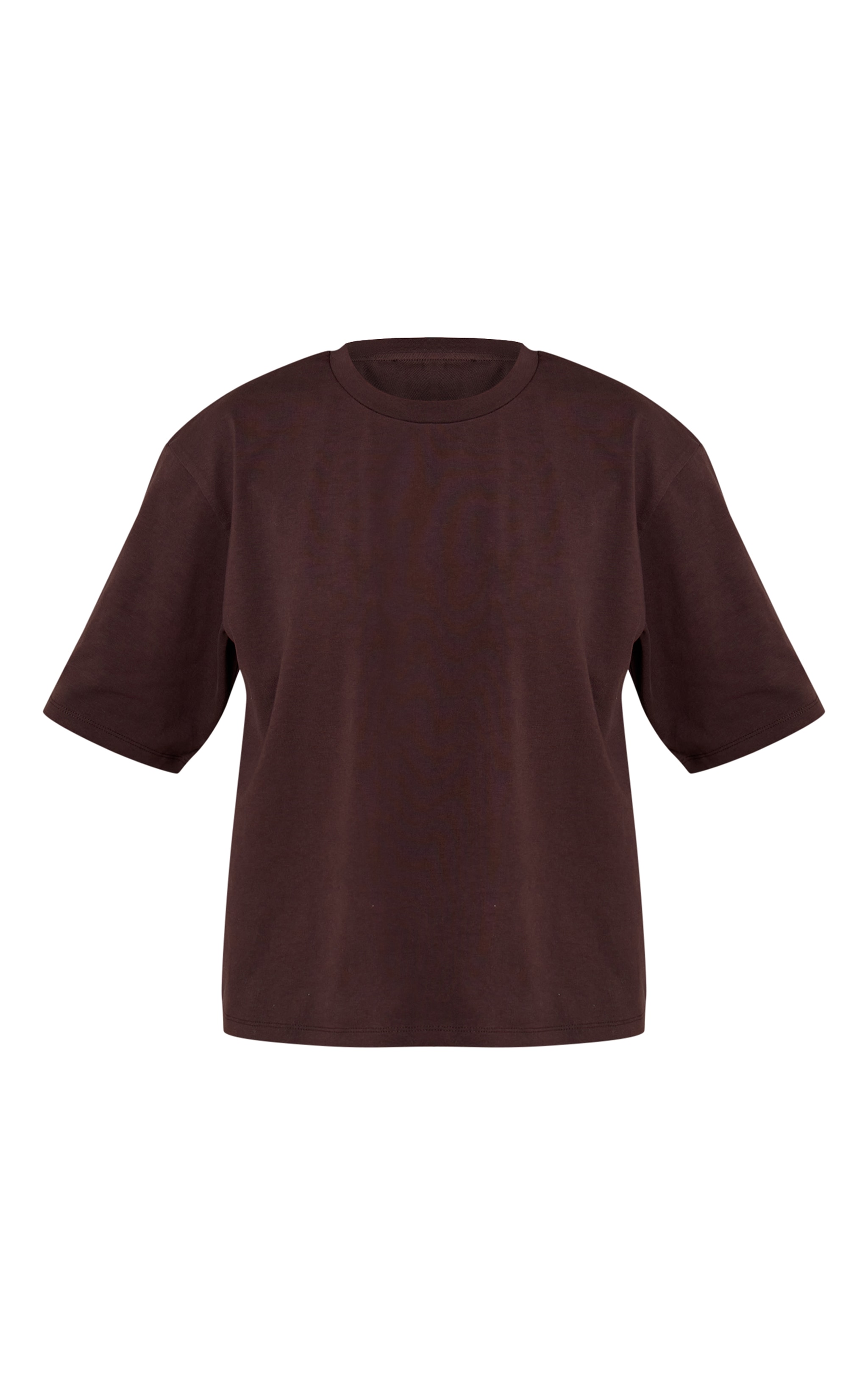 Dark Chocolate Oversized Boxy T Shirt image 5