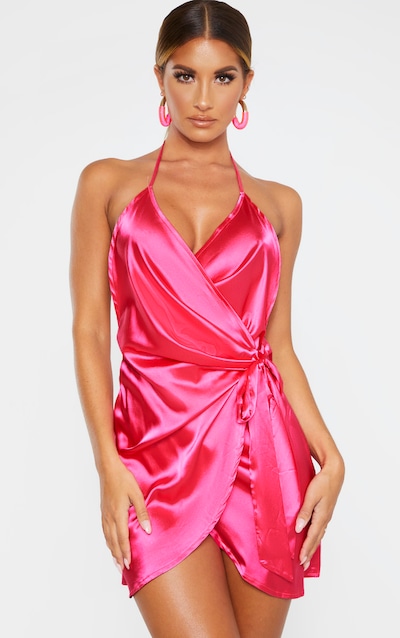 Lace bodycon pink satin dress up cowl nyc now suit Apparel satin lace bodycon cowl pink dress up length slimming stores