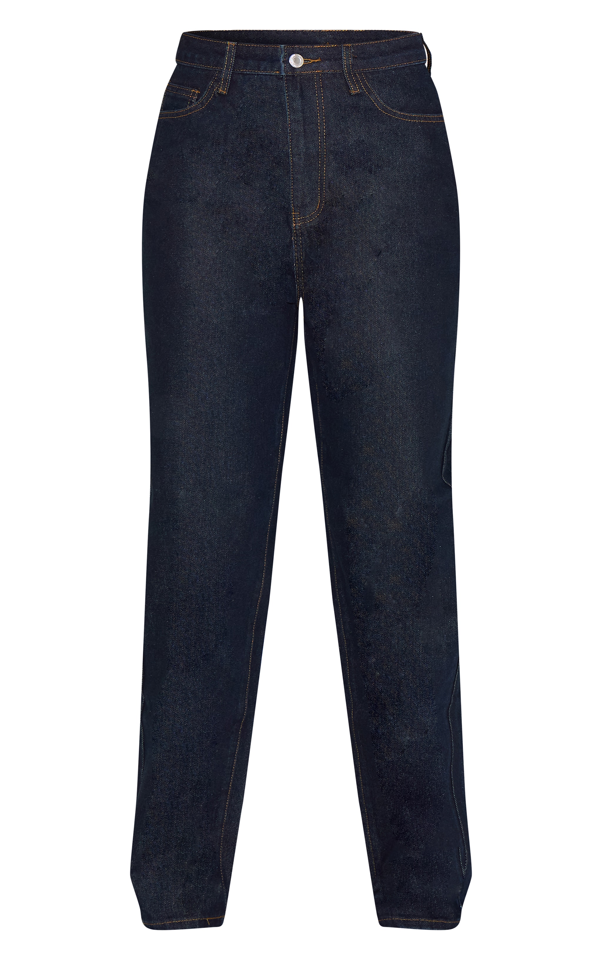 Tall Dark Indigo High Waist Mom Jeans image 5