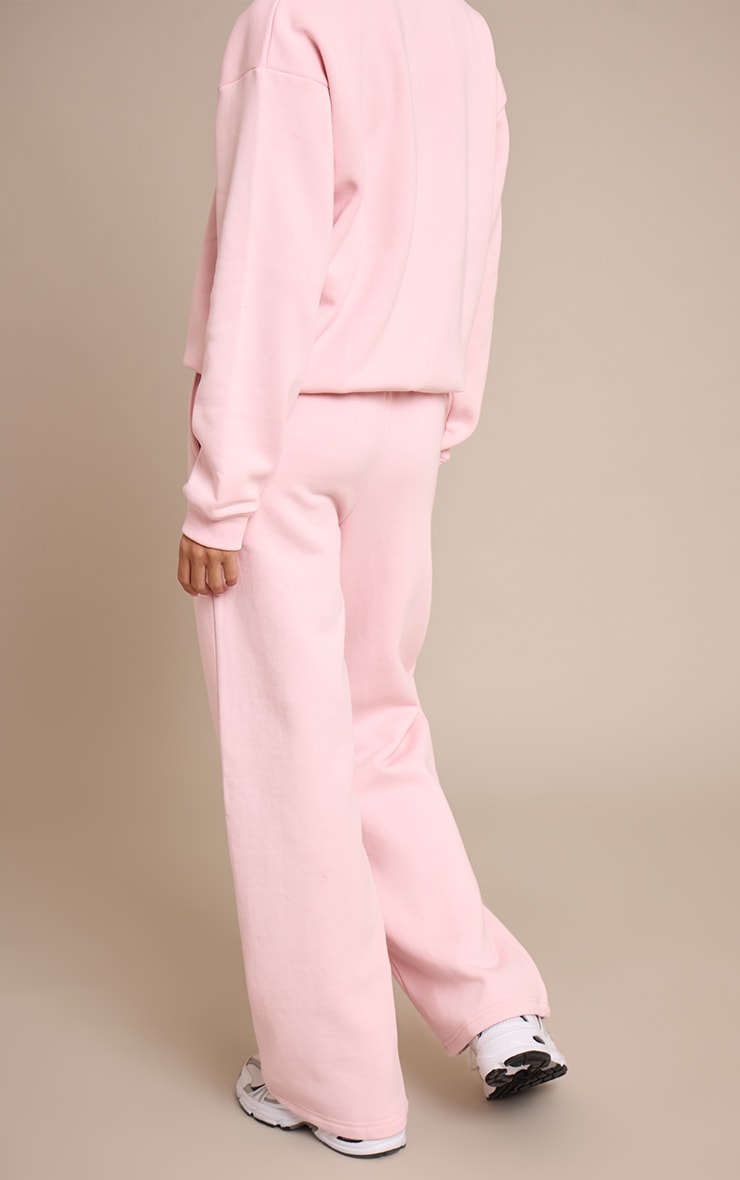 PLT Pink Glitter Logo Straight Leg Track Pant image 3