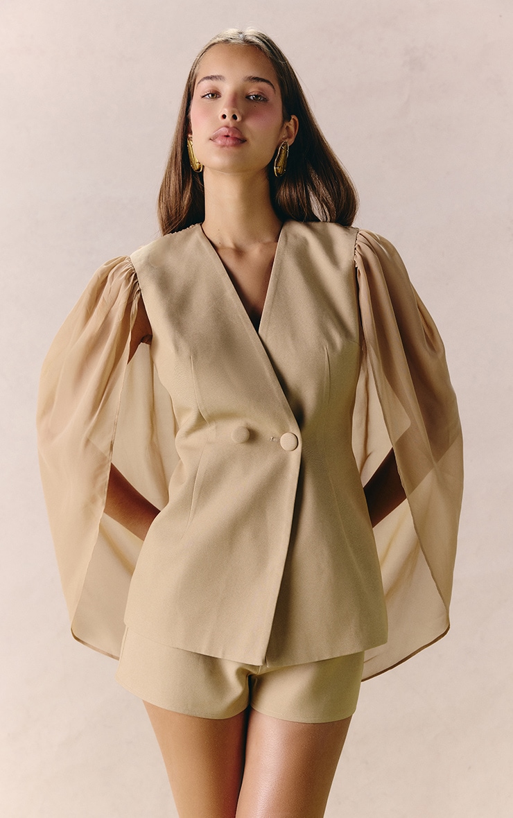 Sand Tailored Woven Shorts image 4