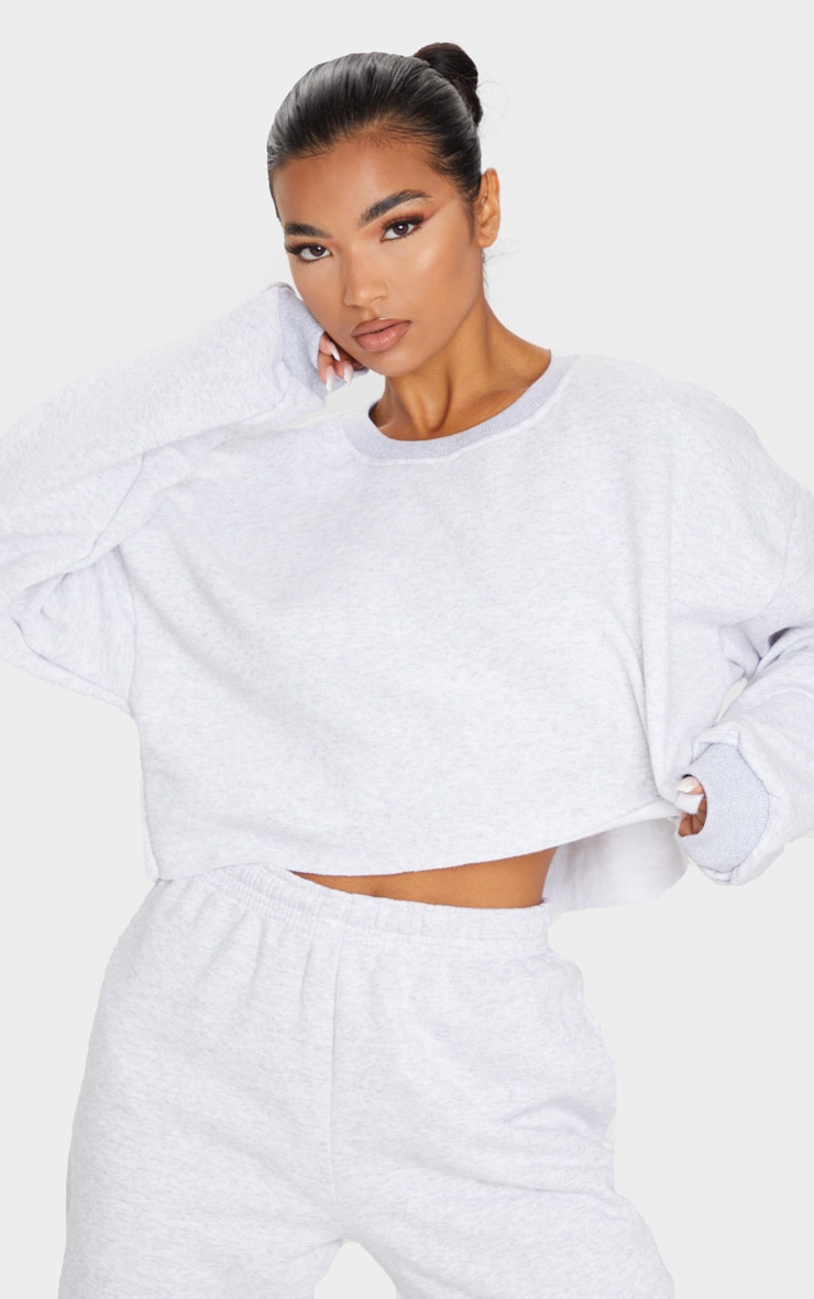 Ash Grey Ultimate Cropped Sweater