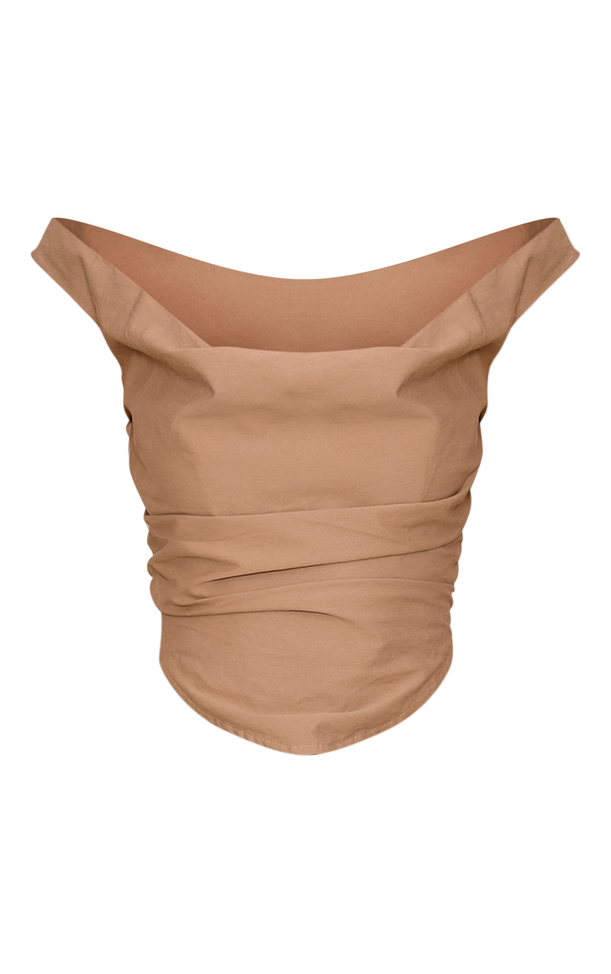 Mushroom Ruched Corset Top image 5