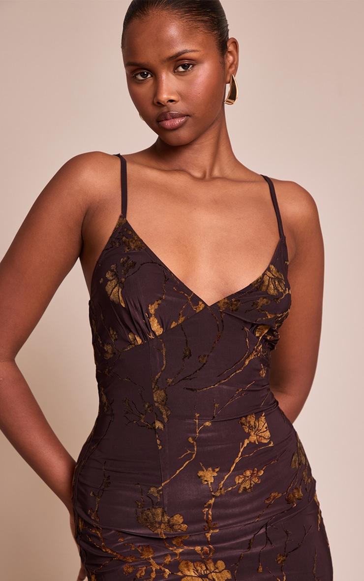 Purple Devour Mini Shift Dress image 4