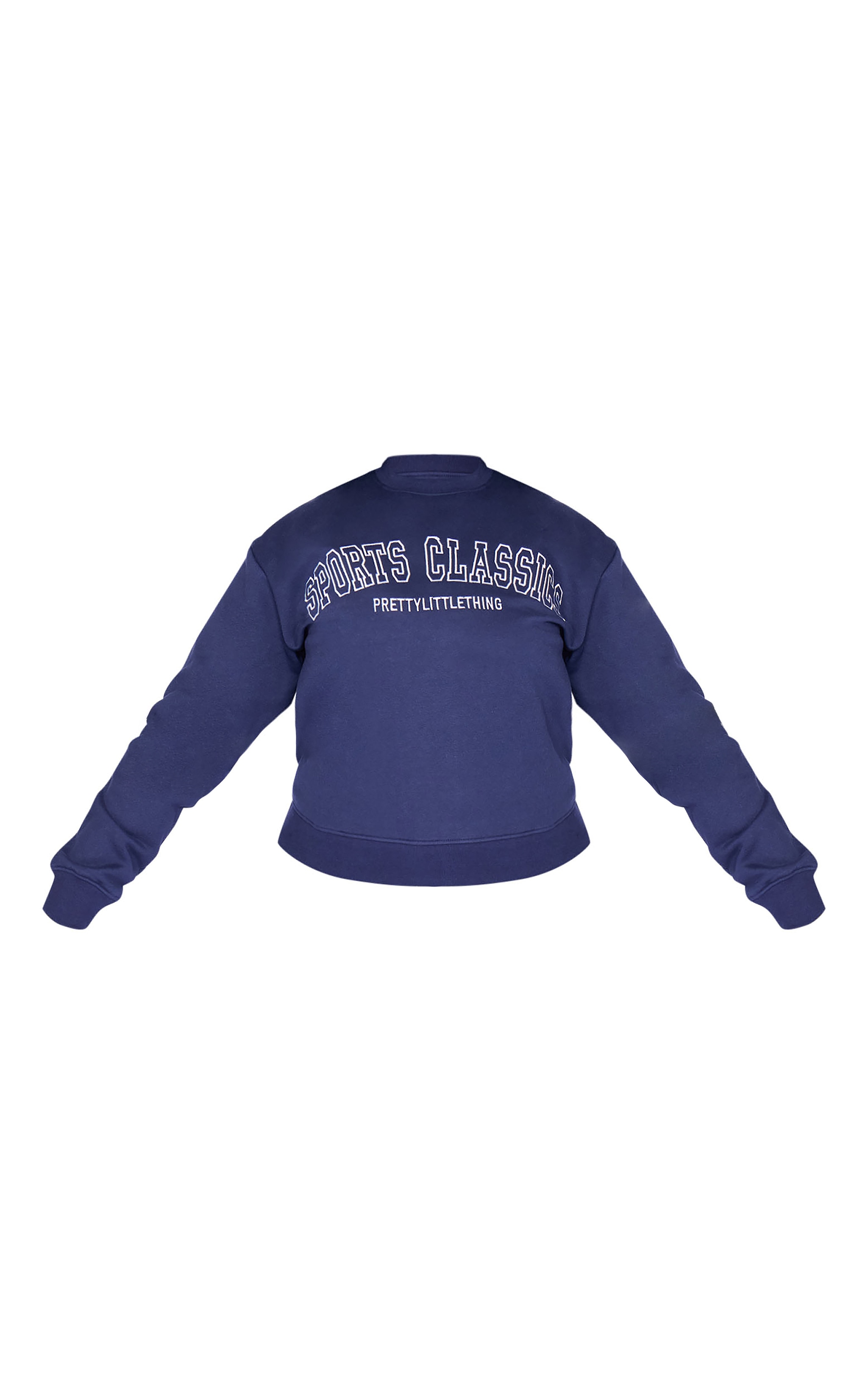 Plus Sweat bleu marine à logo brodé "Sports Classic" image 5