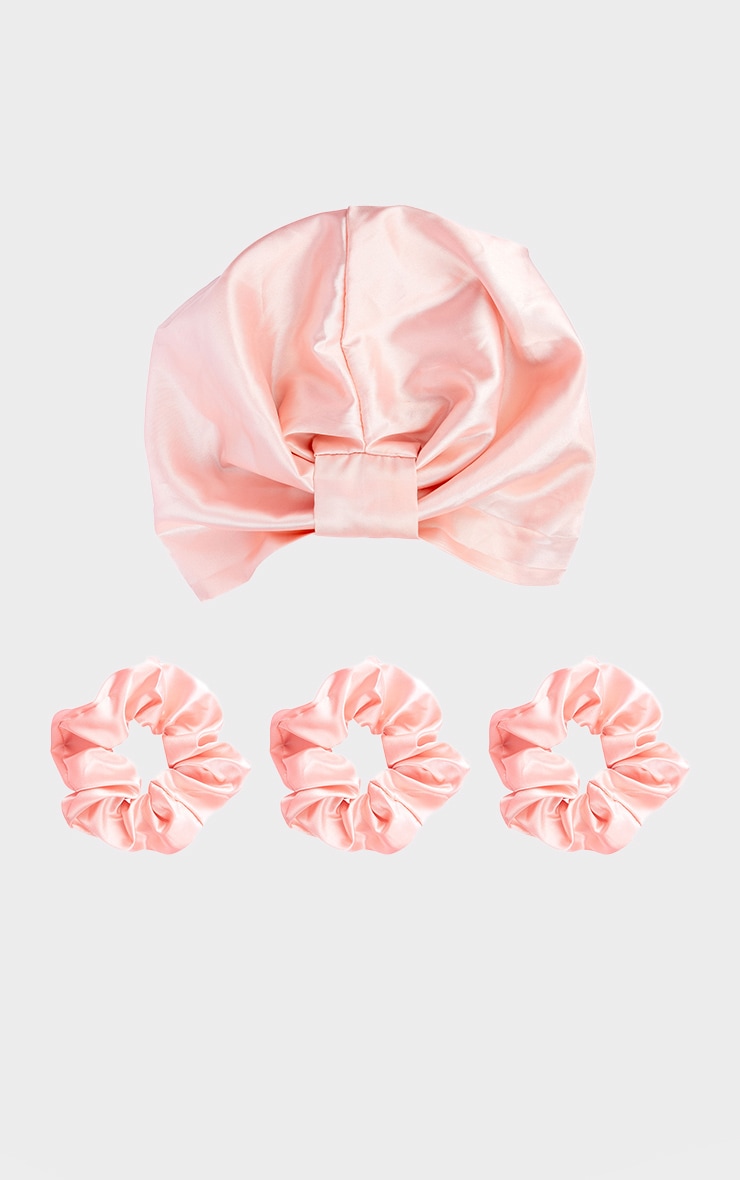 Brushworks Rejuvenating Satin Hair Turban And Scrunchie Set image 3