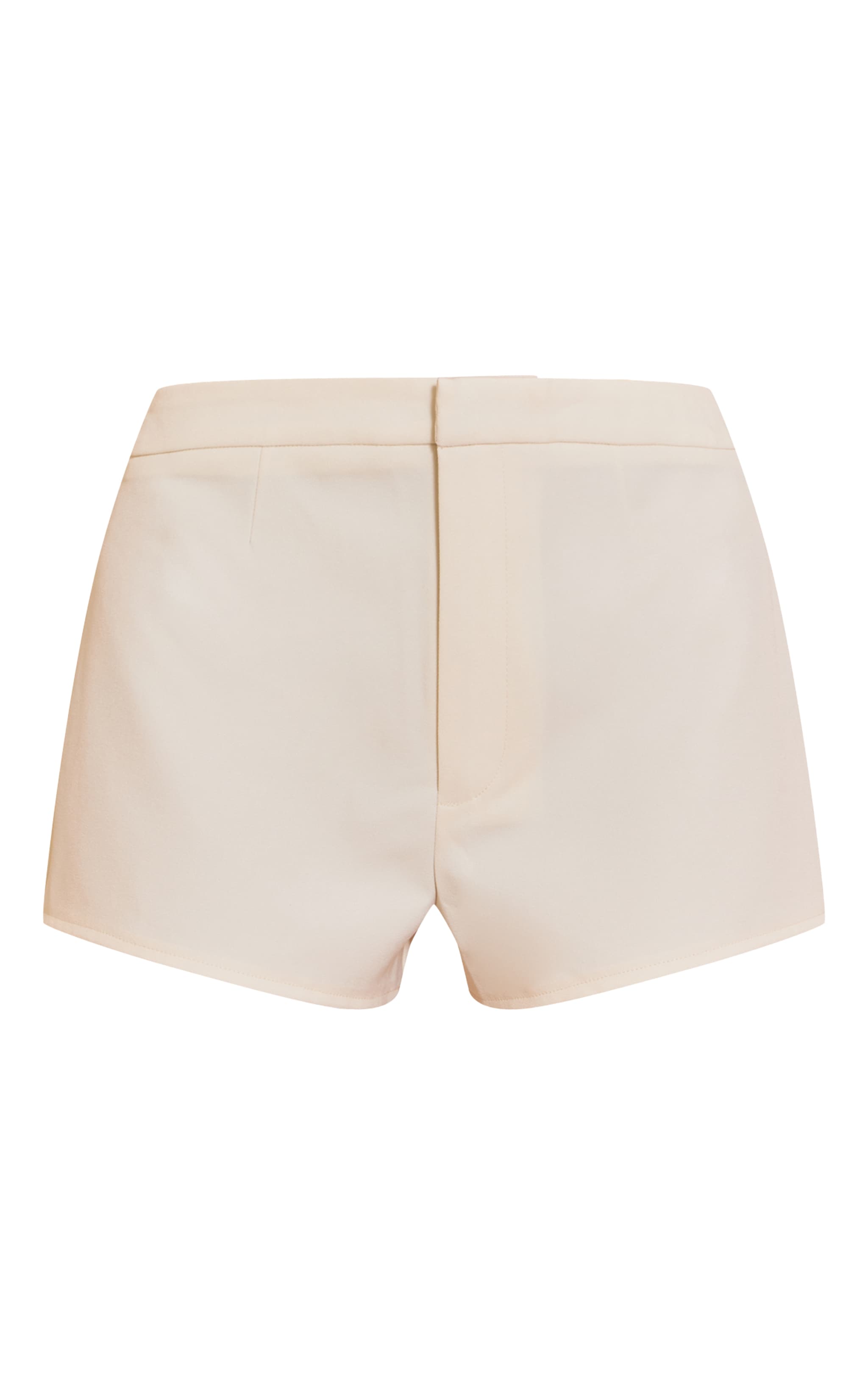 Almond Tailored Mini Shorts image 6