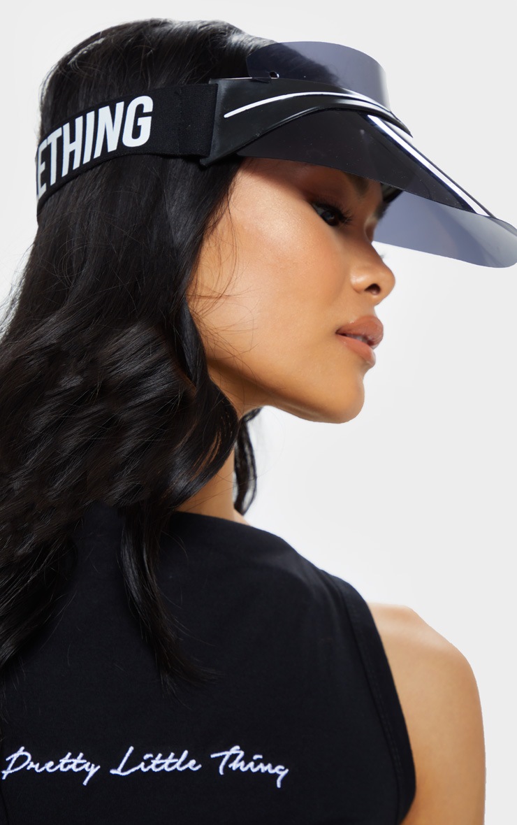 PRETTYLITTLETHING Dark Grey Visor