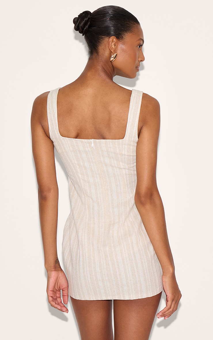 Stone Striped Pocket Detail Dress image 2