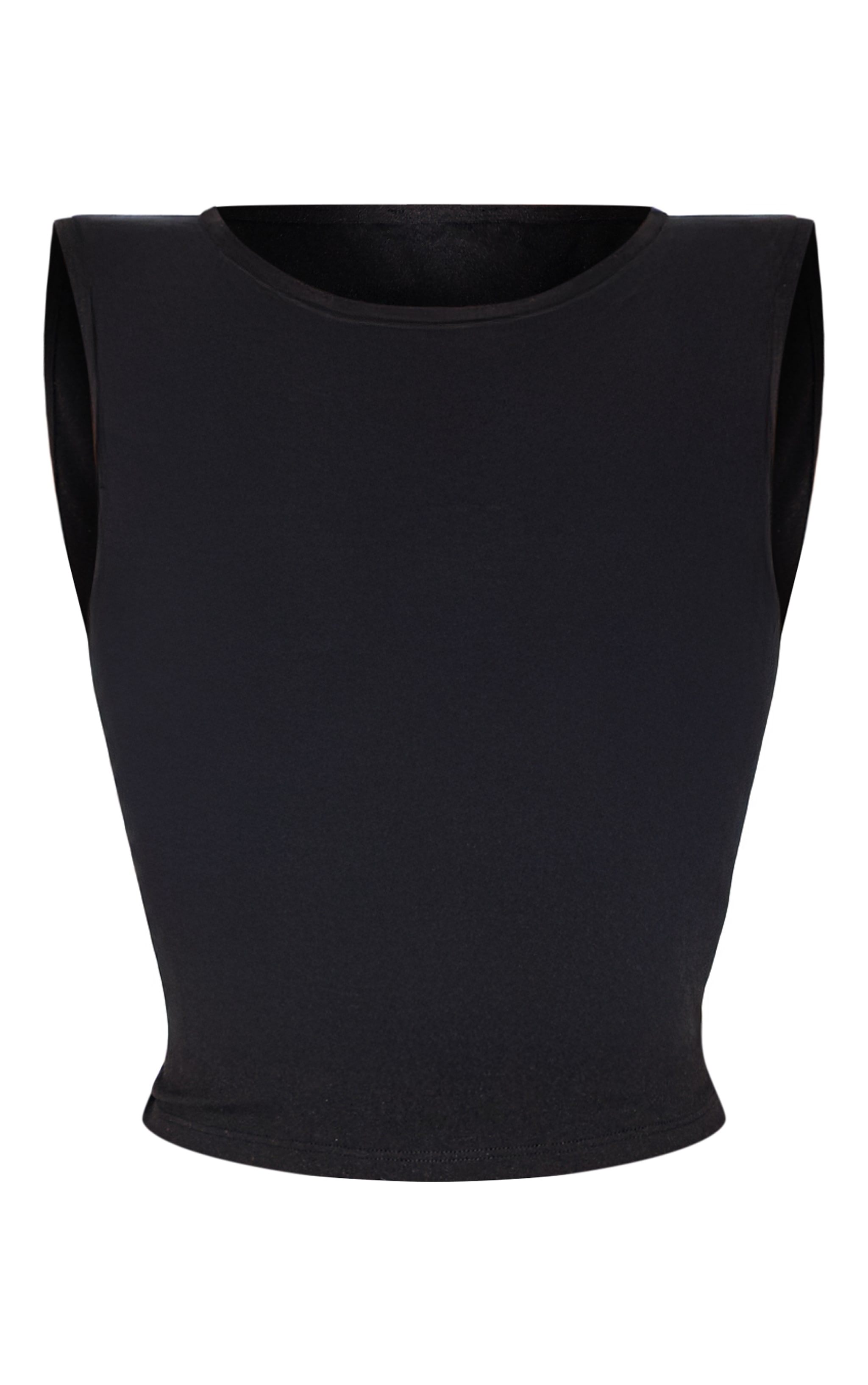 Shape Black Sculpted Longline Racer Top image 5