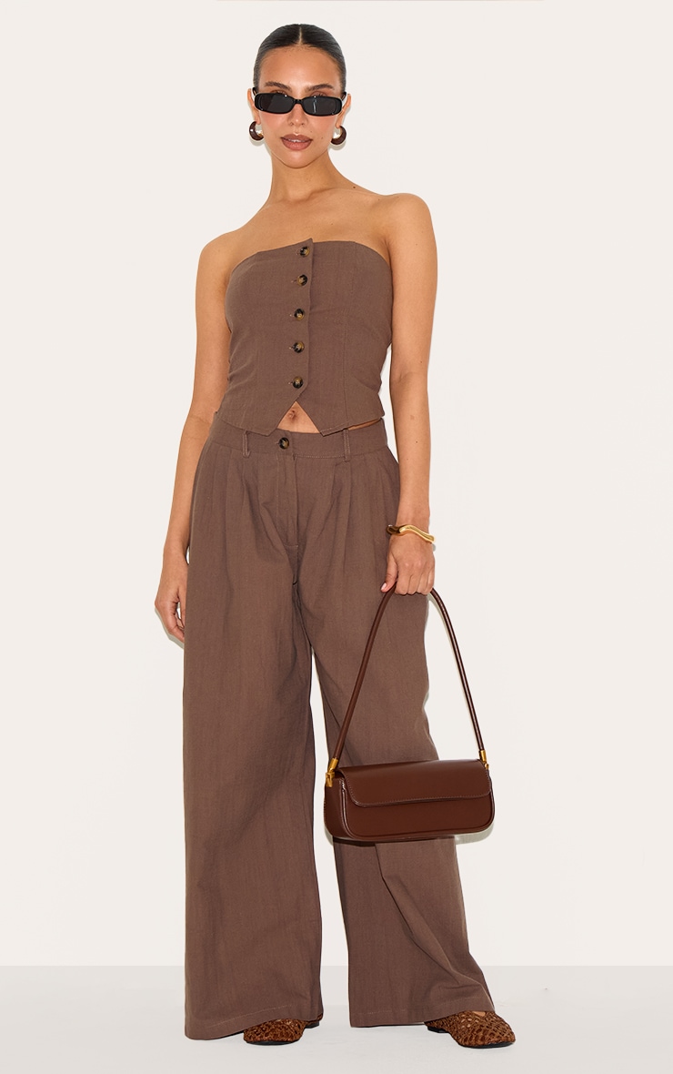 Pantalon Petite Chocolat Tissé large image 1