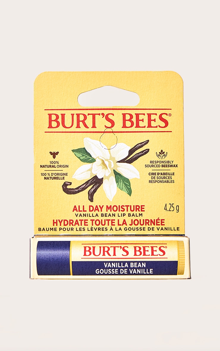 Burts Bees Blister Pack Vanilla Lèvres Tube image 2