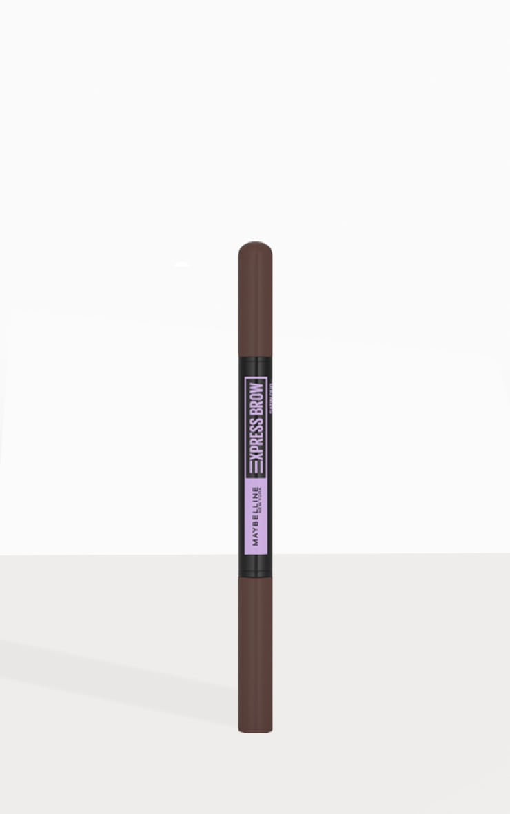 Maybelline Express Brow Duo 2-In-1 Pencil Pen + Filling Powder Dark Brown image 2