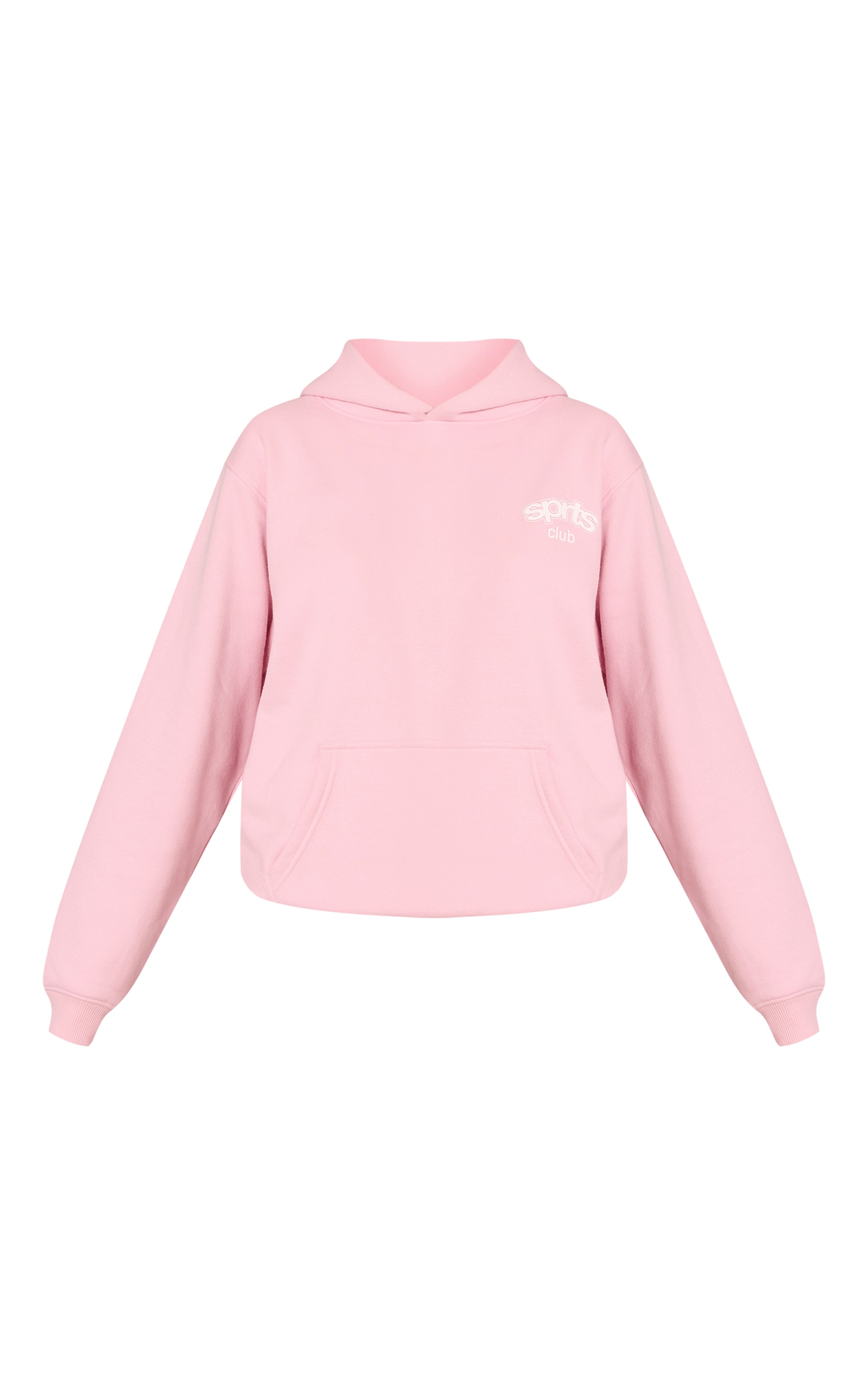 Baby Pink PLT Sports Club Pullover Hoodie image 5
