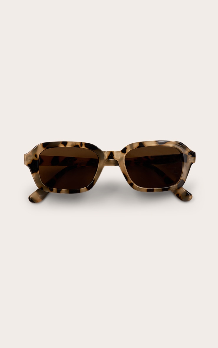 Brown Tort Brown Lens Square Frame Sunglasses image 2