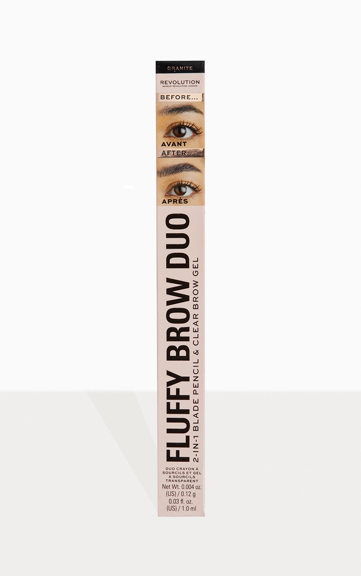 Makeup Revolution Duo pour sourcils Fluffy Brow Filter Granite image 4