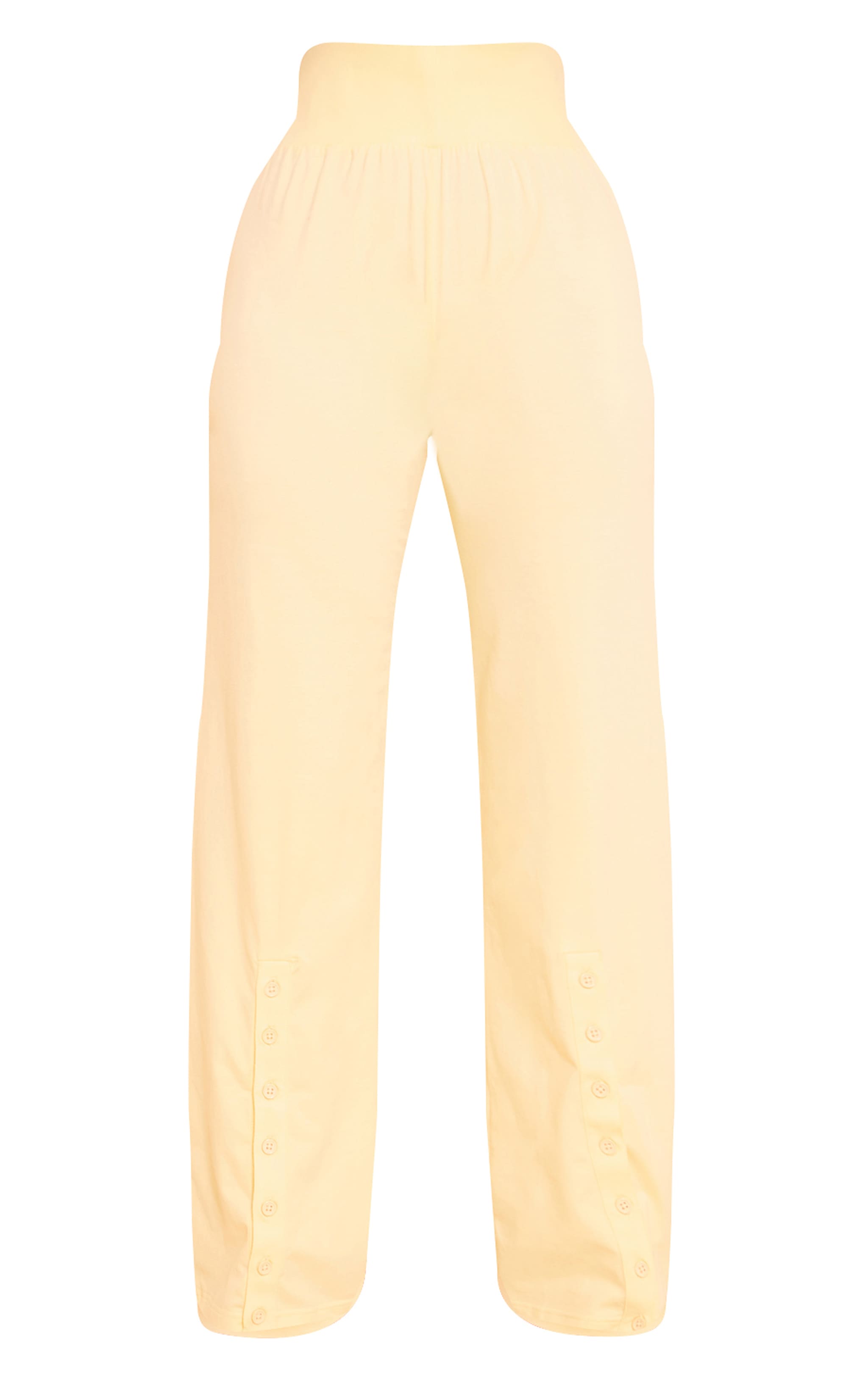Shape Butter Cream Button Detail Highwaisted Wide Leg Pants image 5