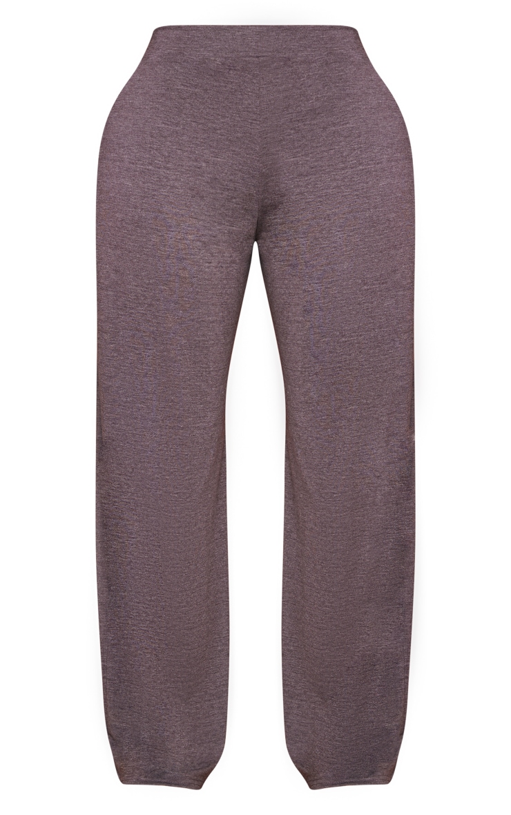 Shape Charcoal Grey Jersey Wide Leg Trousers PrettyLittleThing