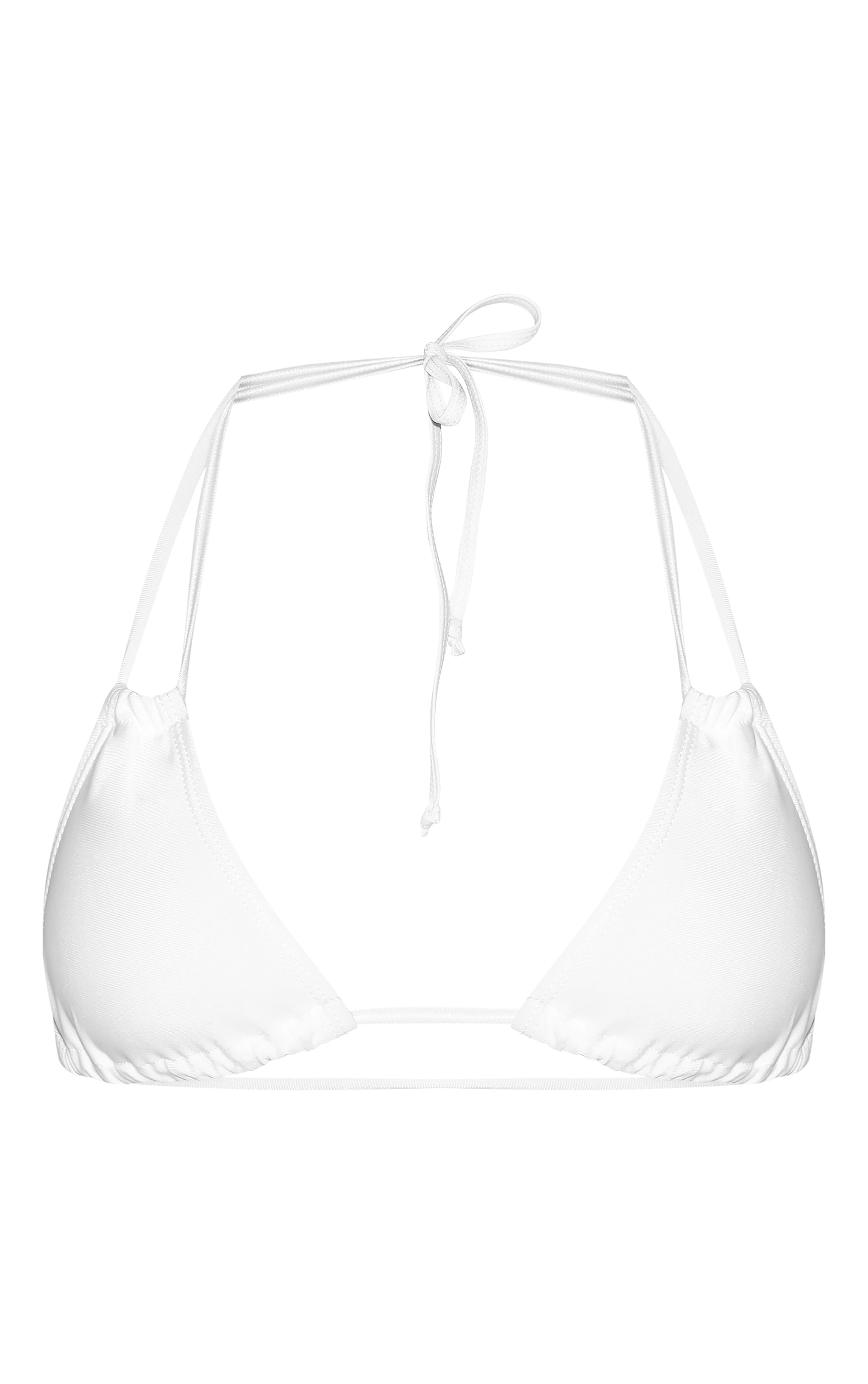 M” triangle bra shorts set White