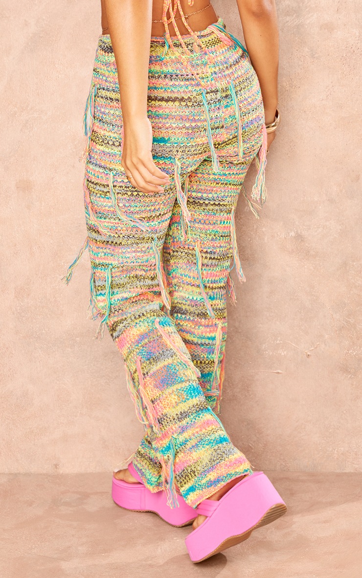 Petite Multi Knit Tassel Flares image 3