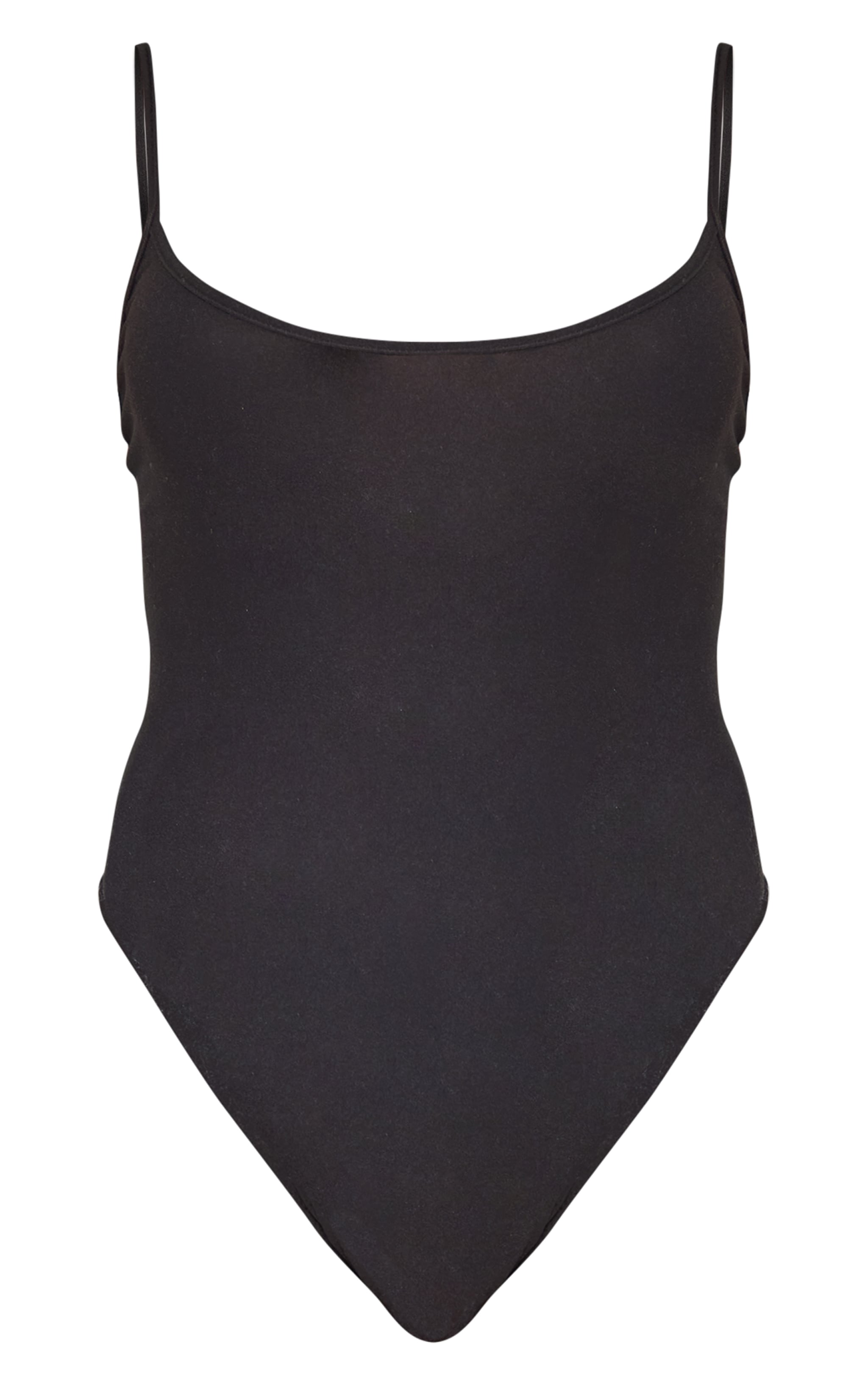 Black Soft Touch Scoop Neck Bodysuit image 5