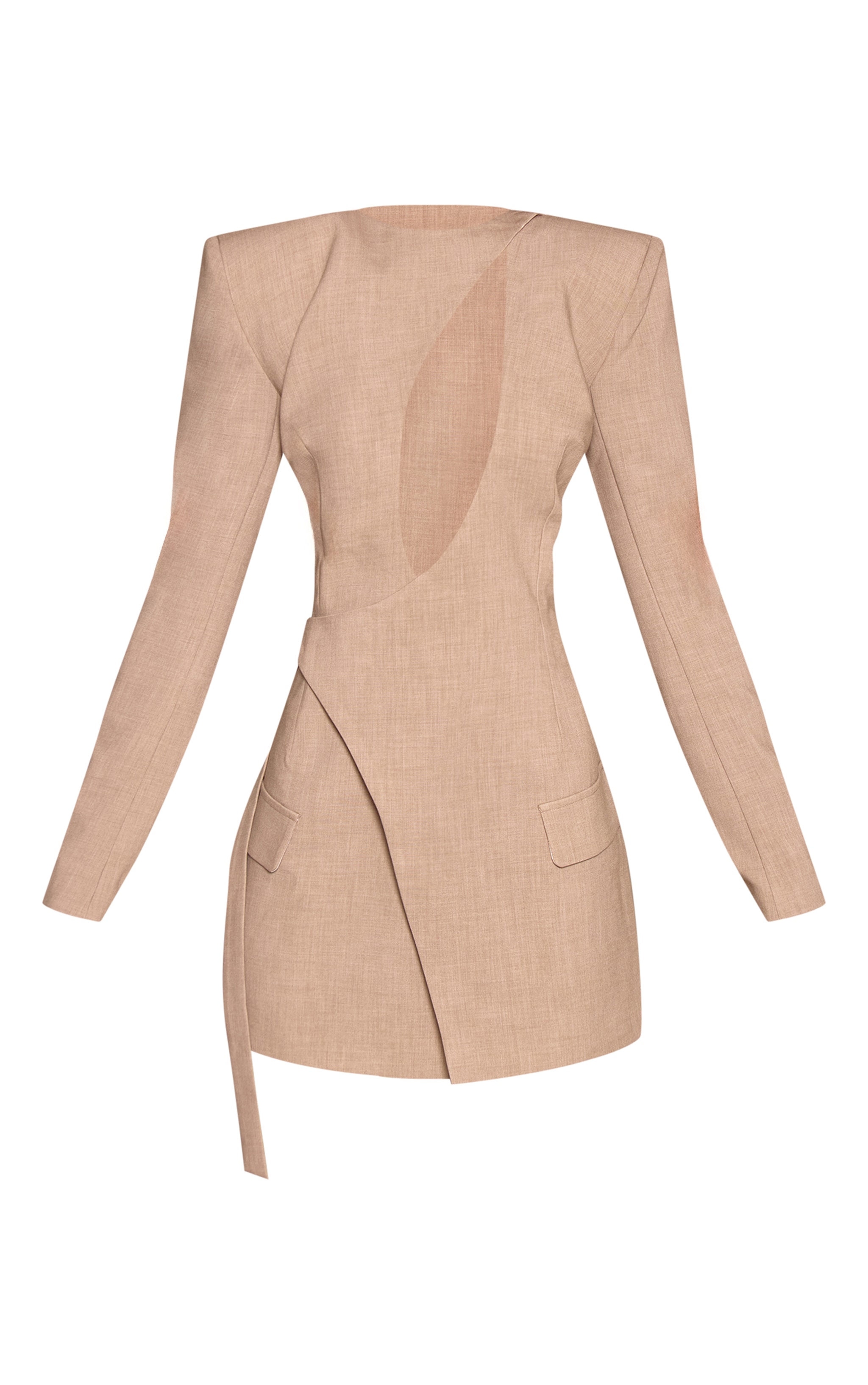 PLT Label Stone Tailored Asymmetrical Cut Out Blazer Dress image 5