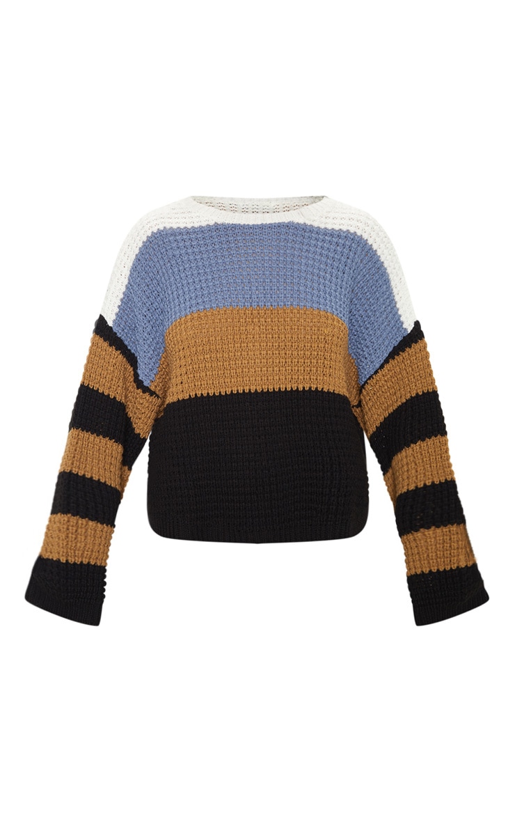 ZARA Pull Fille Multicolore Rayé Casual Tricot (EU 164